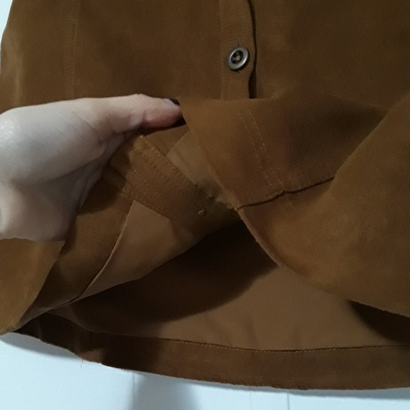 NWT Hollister Brown Button Skirt Junior Size 1 - Picture 3 of 5
